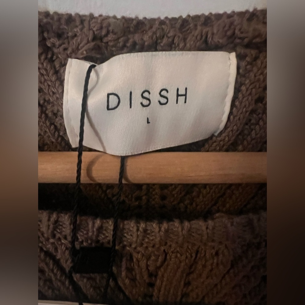 DISSH Brown Ribbed Maxi Dress - Picture 8 of 9